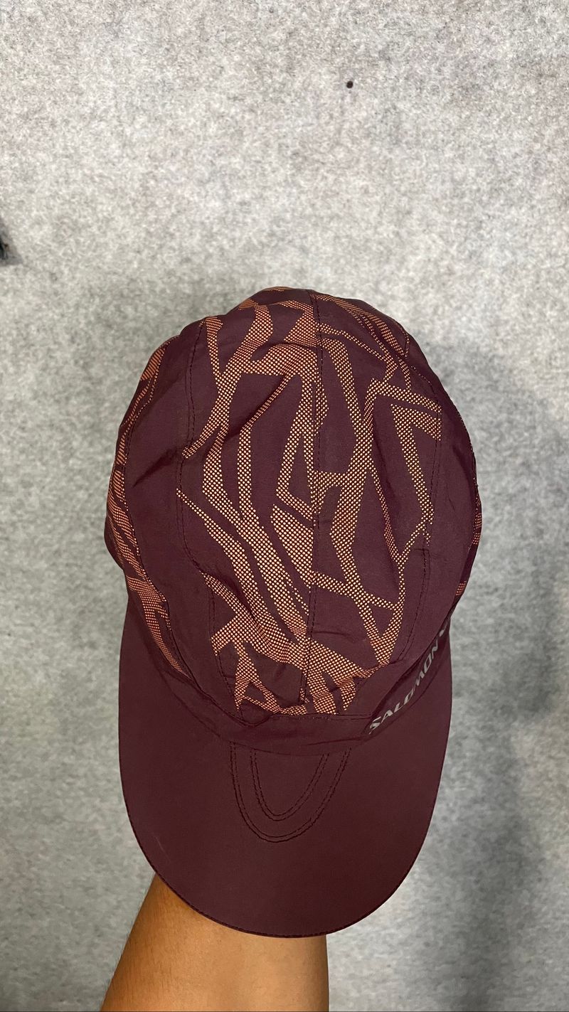 Salomon Clima Pro Storm Outdoor Cap - Brick Red, foto 5