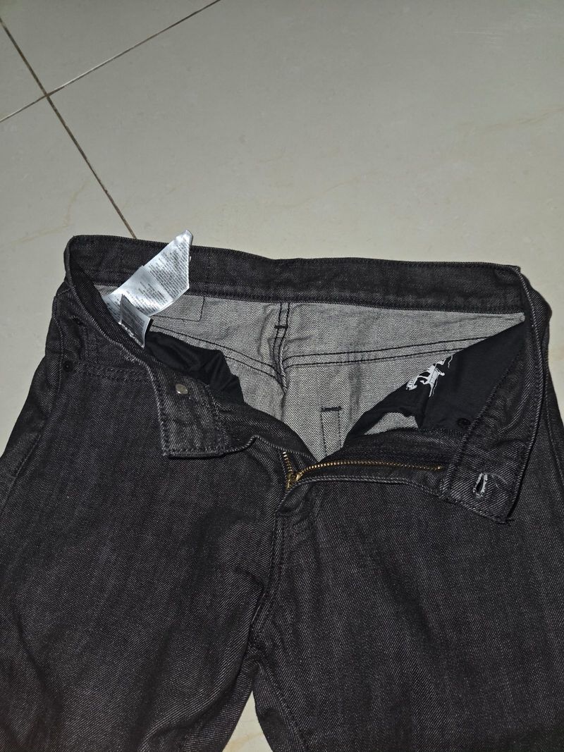 Levi's 505 Slim Fit Black Jeans, foto 6
