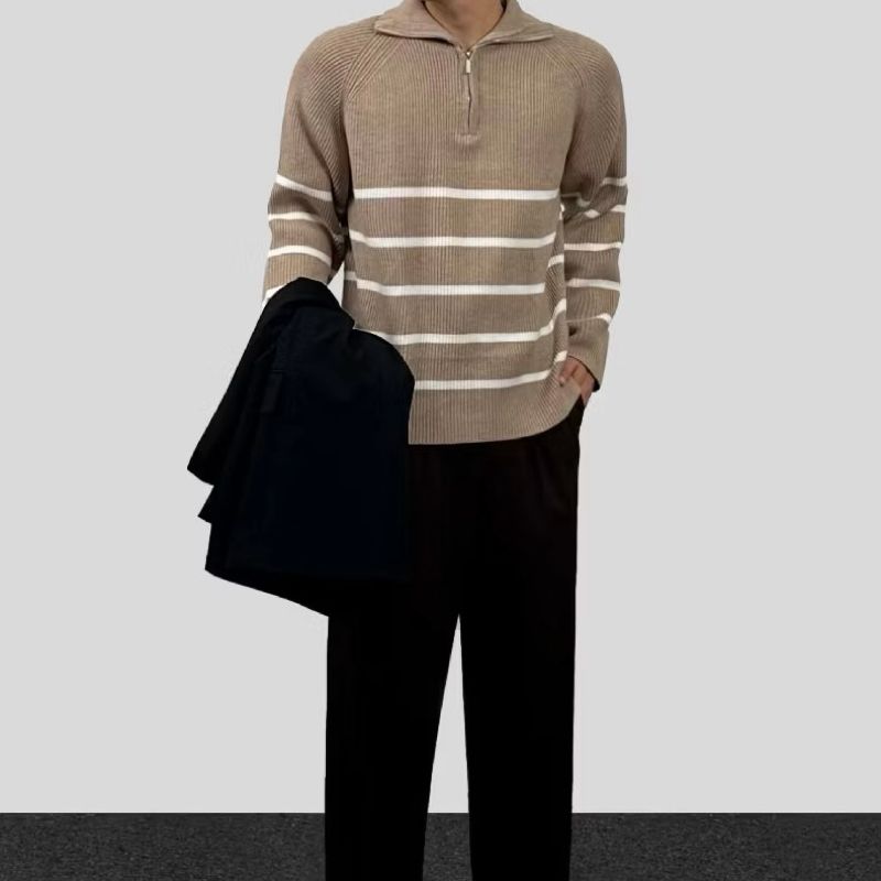 Halfzip Knitted sweater Ecinos Man, foto 2