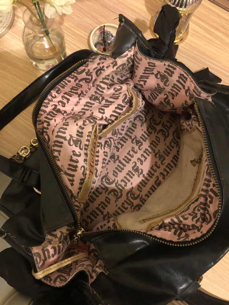 juicy couture y2k bags leather, foto 3