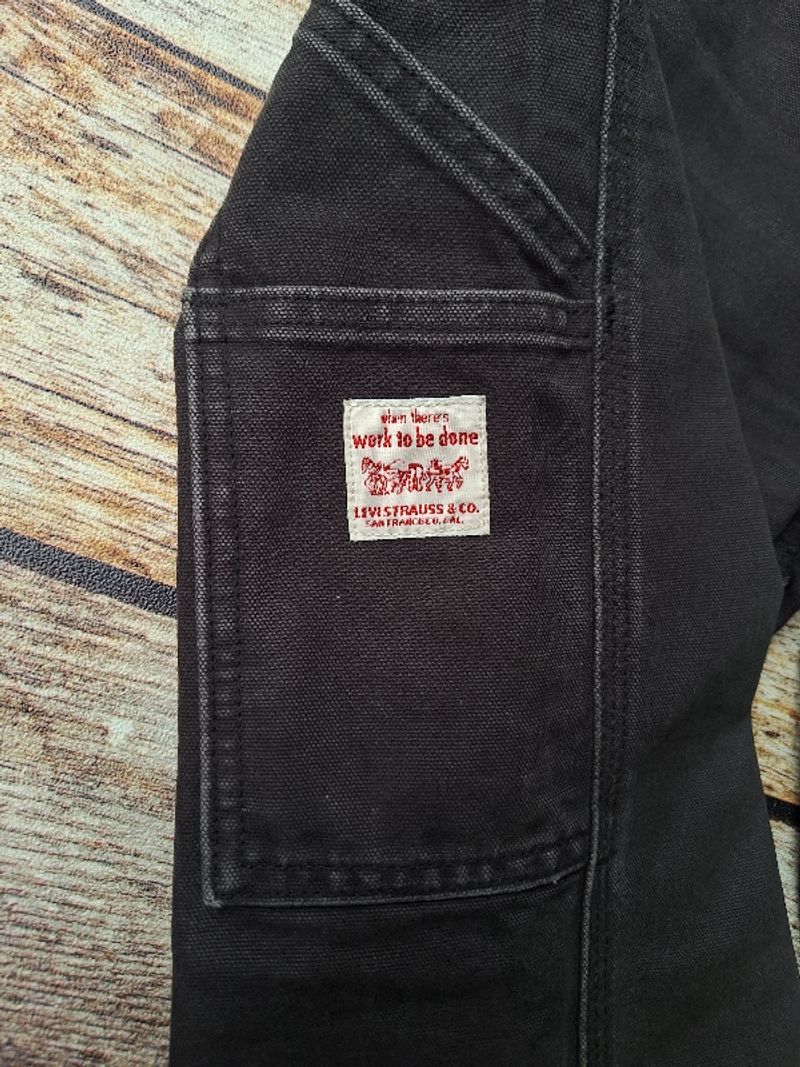 Celana workwear Levis 555 Straight Carpenter not sage, foto 3