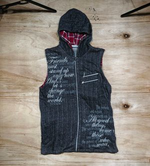Euphuistic Y2K Punk Poem Sleeveless Zipper