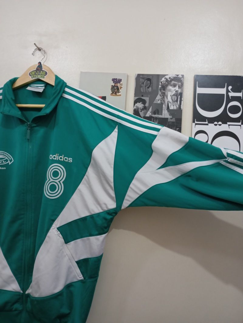 Tracktop Jacket Adidas 80's 3foil vtg colorblock, foto 2