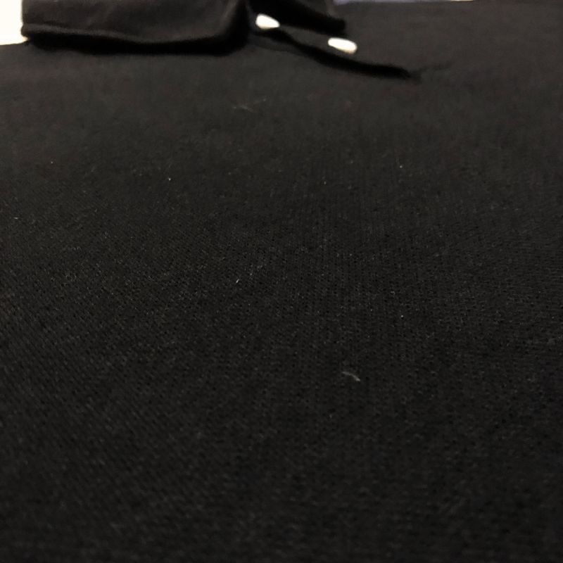 ZOEWATSON Black Essentials Boxy-Fit Polo Shirt, foto 3