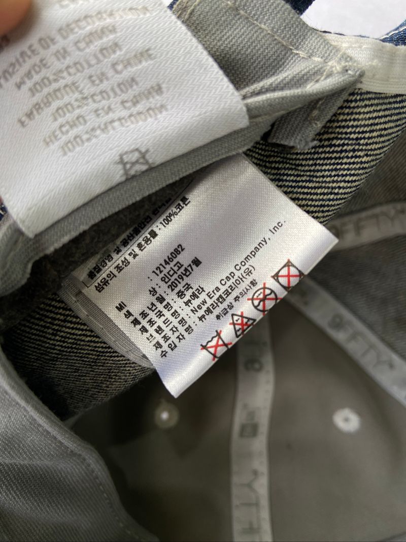 Snapback New Era 9fifty LA Dodger Denim Selvedge Work hat, foto 10