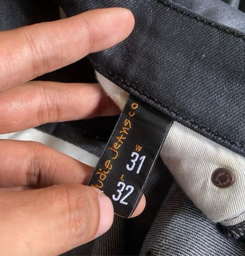 Nudie jeans denim black second original, foto 4