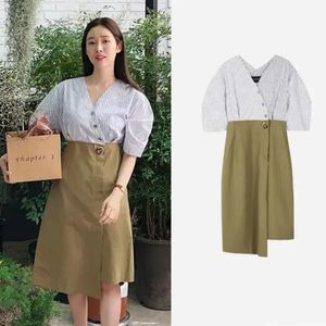 Andersson Bell Lena Shirt Combo Dress