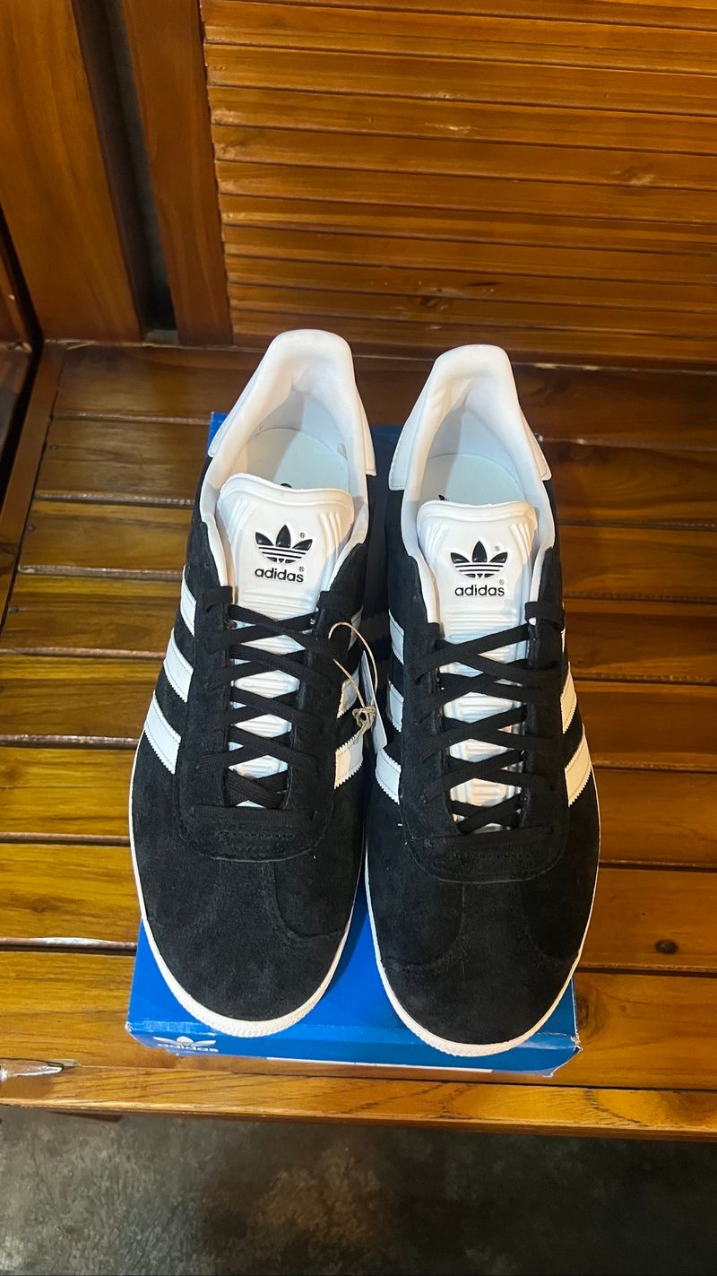 Adidas Gazelle Black White, foto 5