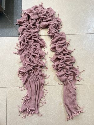 Scarf atau syal y2k pink