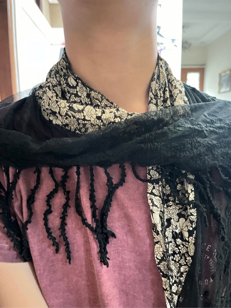 Scarff y2k syal 2000s, foto 2