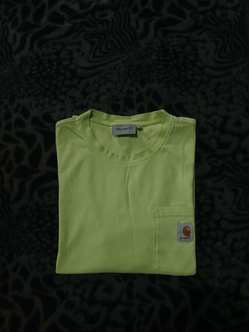 CARHARTT WIP LOOSE POCKET TEE LIME, foto 2
