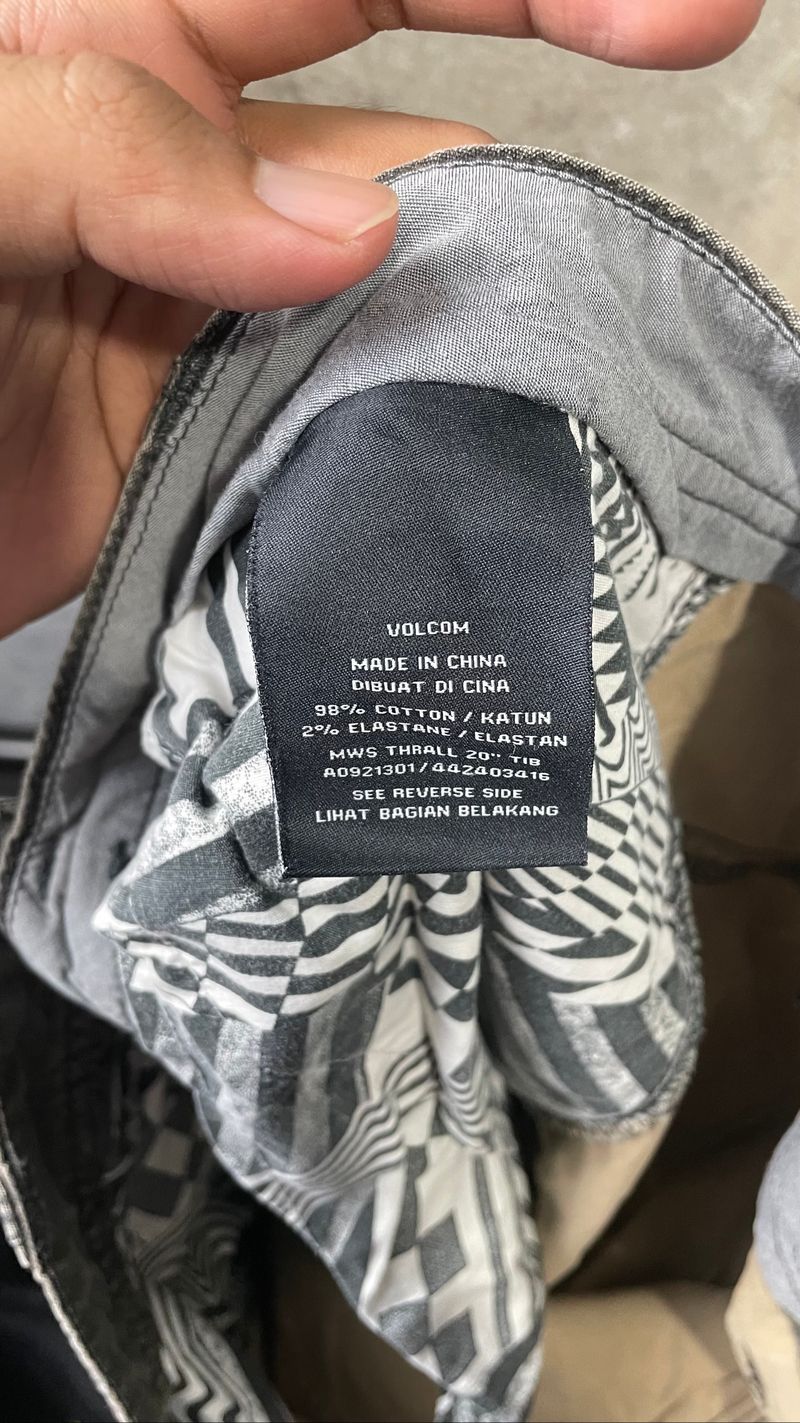 Volcom Short Denim - Dark Grey Denim, foto 6