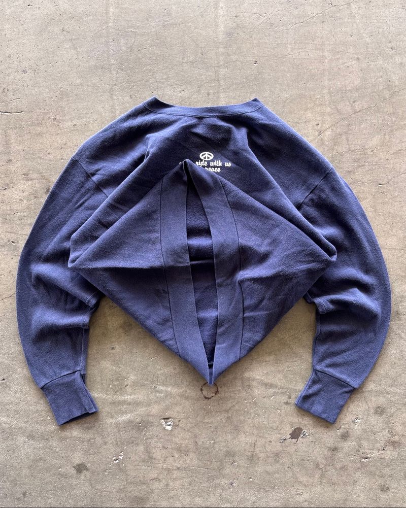 90s Peace Surf Boxy Crewneck, foto 4