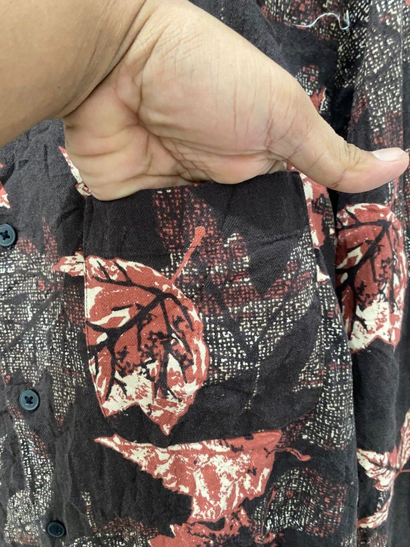 Kemeja silk uniqlo, foto 3