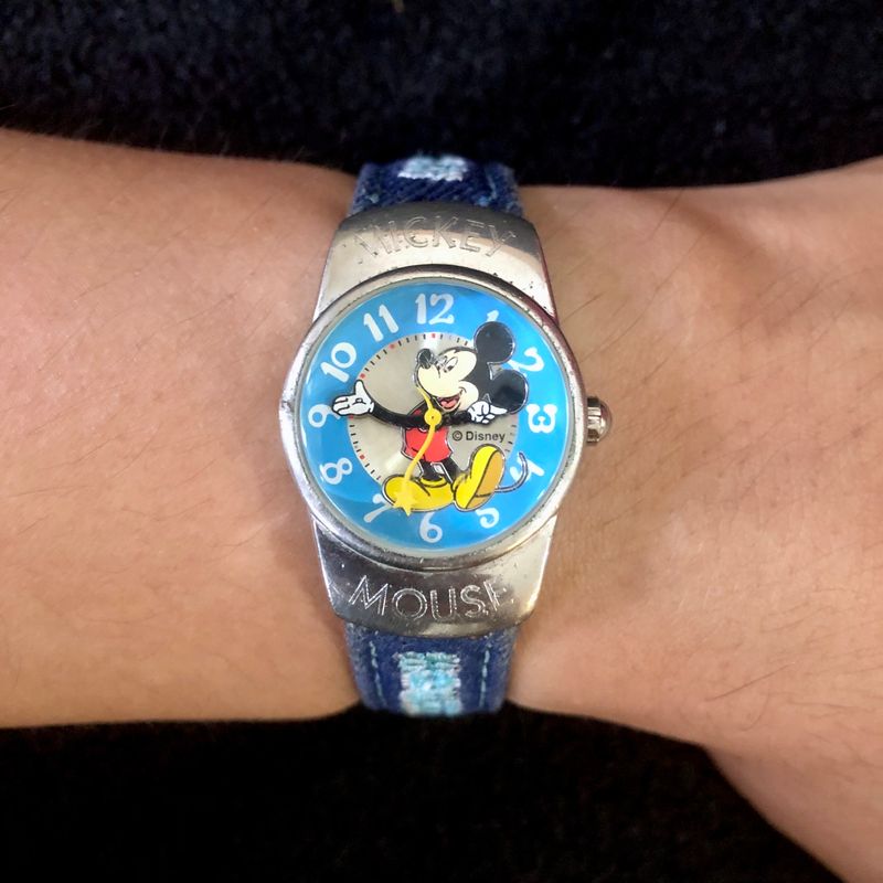 Disney Vintage Casual Pria silver navy, foto 4