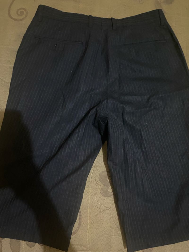 Celana y2k garis pendek size M, foto 2