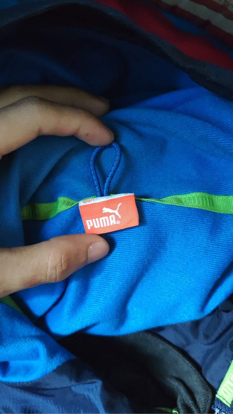 Puma hooded jacket windbreaker navy, foto 3