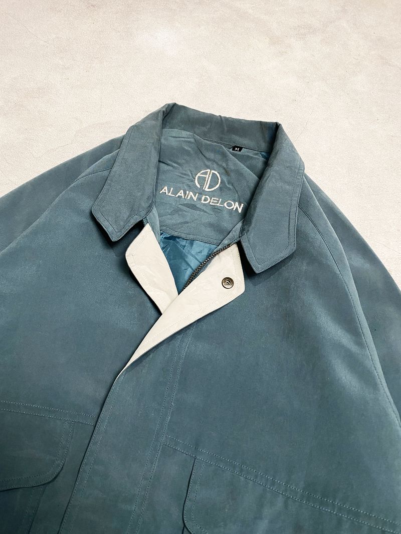 Alan Delon Harrington Bomber Flight Work Jacket Vintage, foto 3