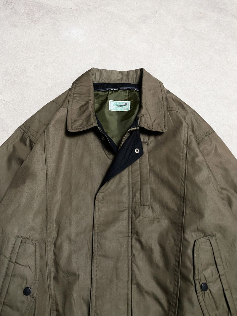 Crocodile Harington Canvas Bomber Flight Work Jacket Vintage, foto 2