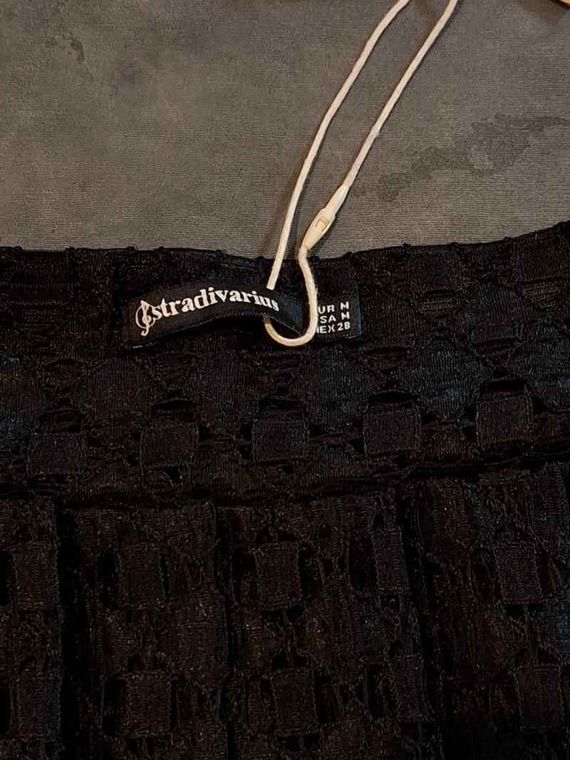 Stradivarius See-Through Flare Skirt, foto 4