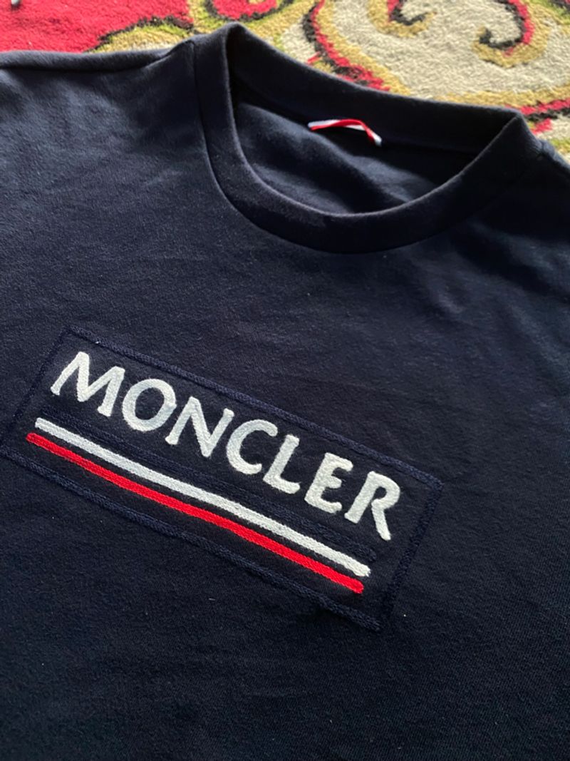 Moncler lettering logo crewneck, foto 2