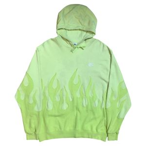 Nike Hoodie Rework (Reworked) Flames Green 1/1