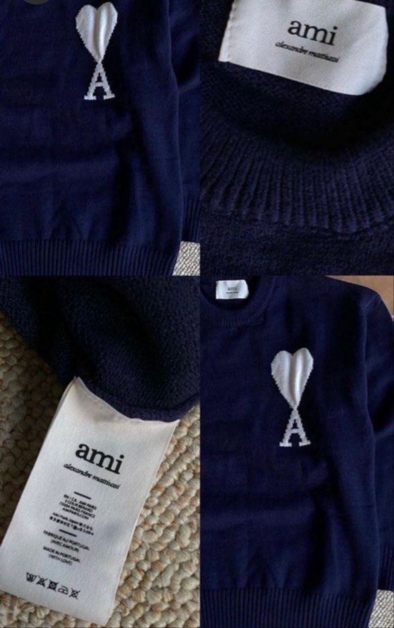 AMI ALEXANDRE MATTIUSSI NAVY SWEATER, foto 3