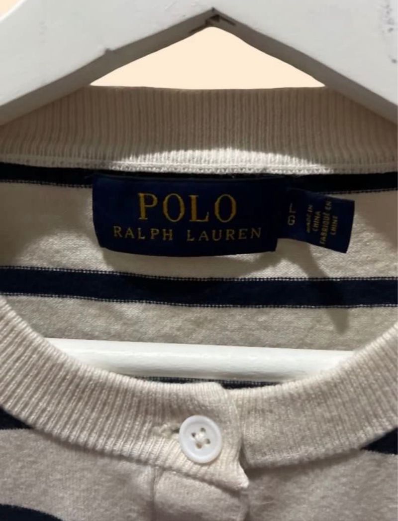 POLO RALP LAUREN STRIPED BLACK WHITE, foto 5