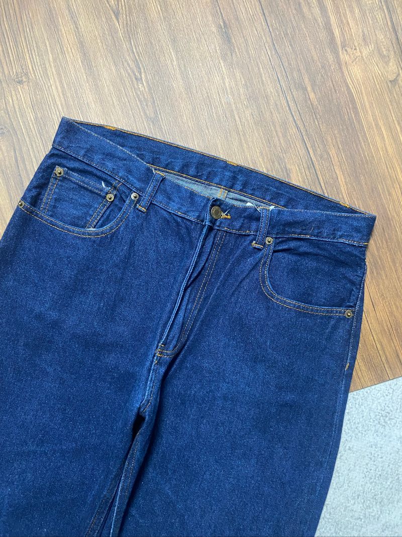 Basic indigo loosefit jeans, foto 3