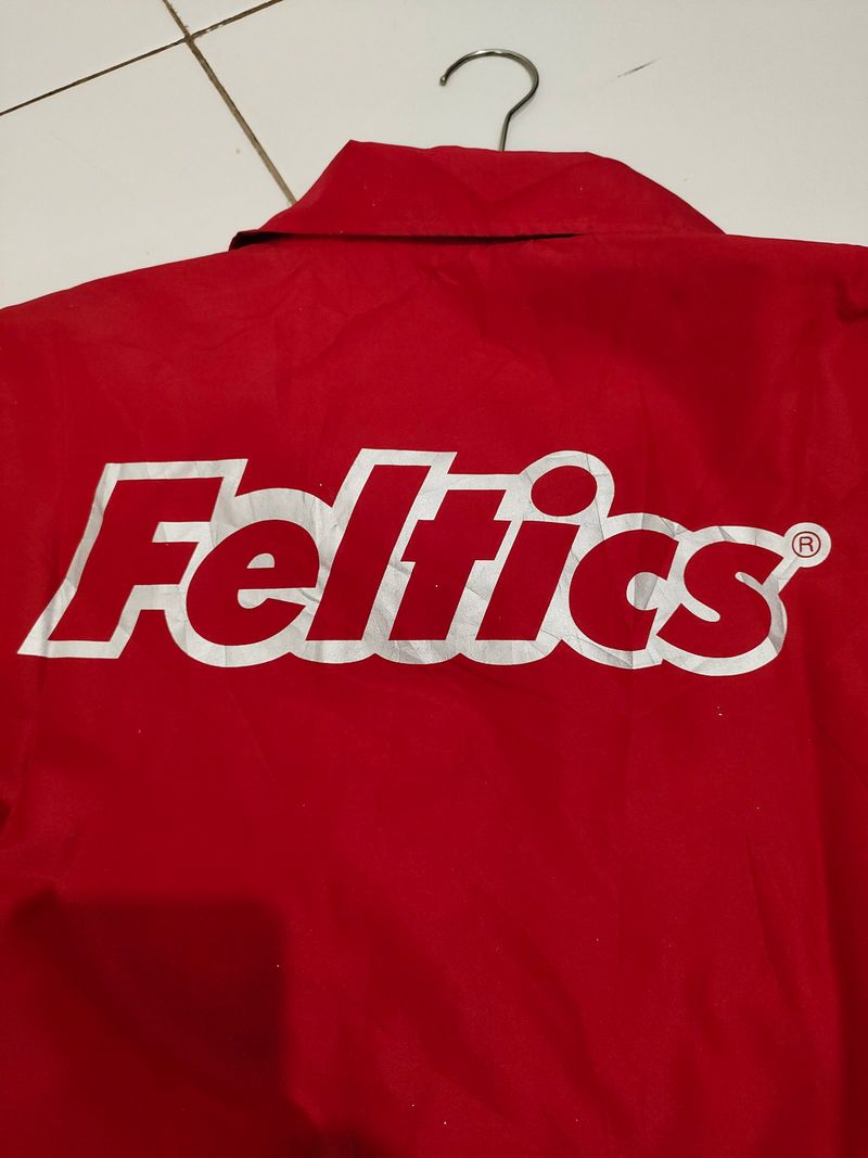 Coach Jacket Feltics Red Original, foto 6