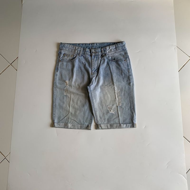 Celana Pendek Ripped Denim Unknown, foto 2