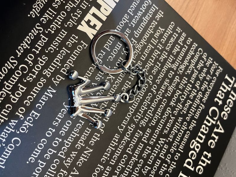 Stussy Metal Bent Crown Keychain, foto 3