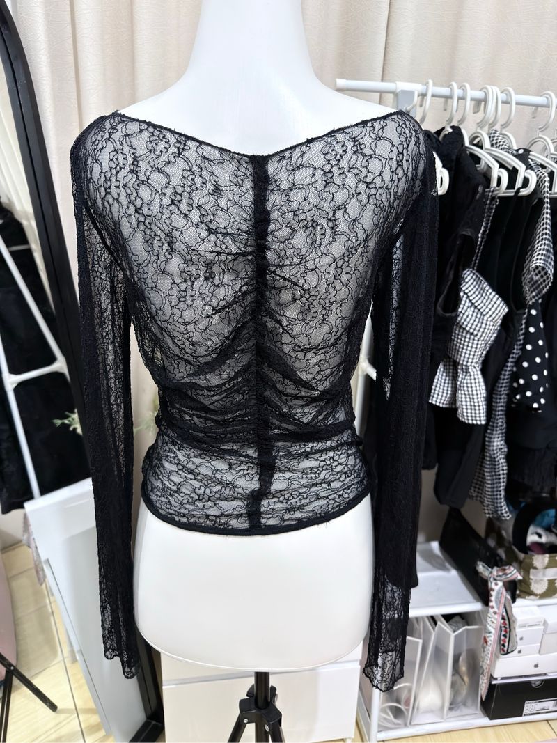 Lace Ruched Top, foto 2