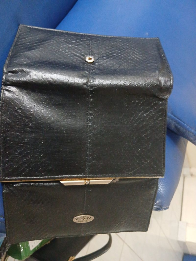 Dompet ular vintage 2 warna, foto 3