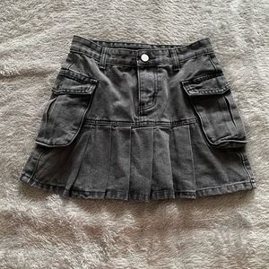 Streetwear Biker Mini skirt Wanita black