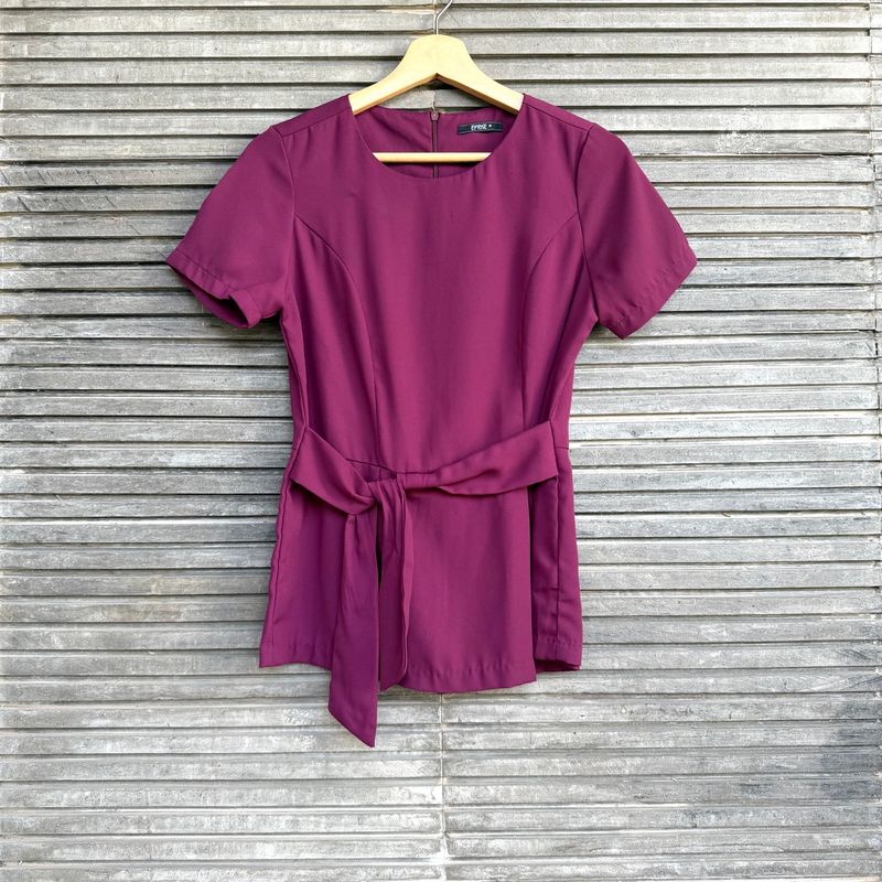 MJ01 - Blouse Burgundy Eprise, foto 2