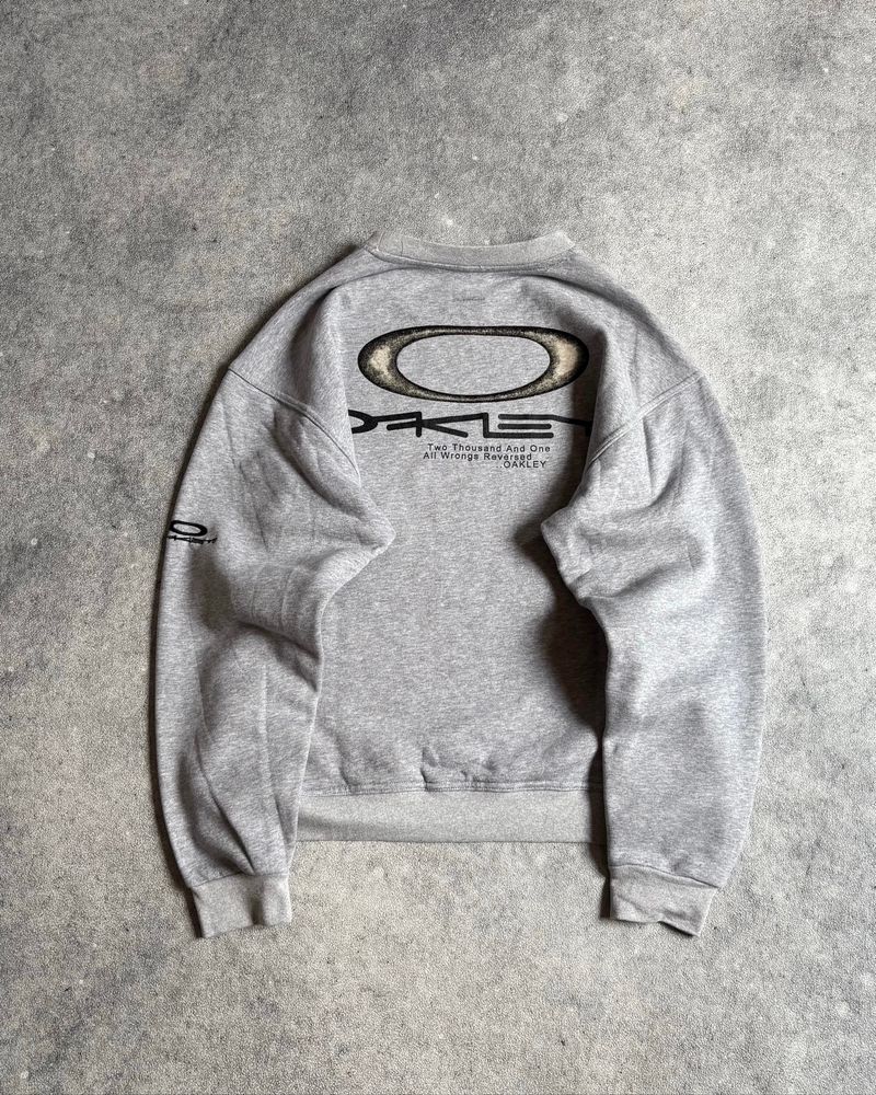 2000s Heather Grey Oakley Sweatshirt, foto 2