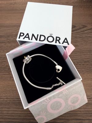 Pandora bangle & disney pendant