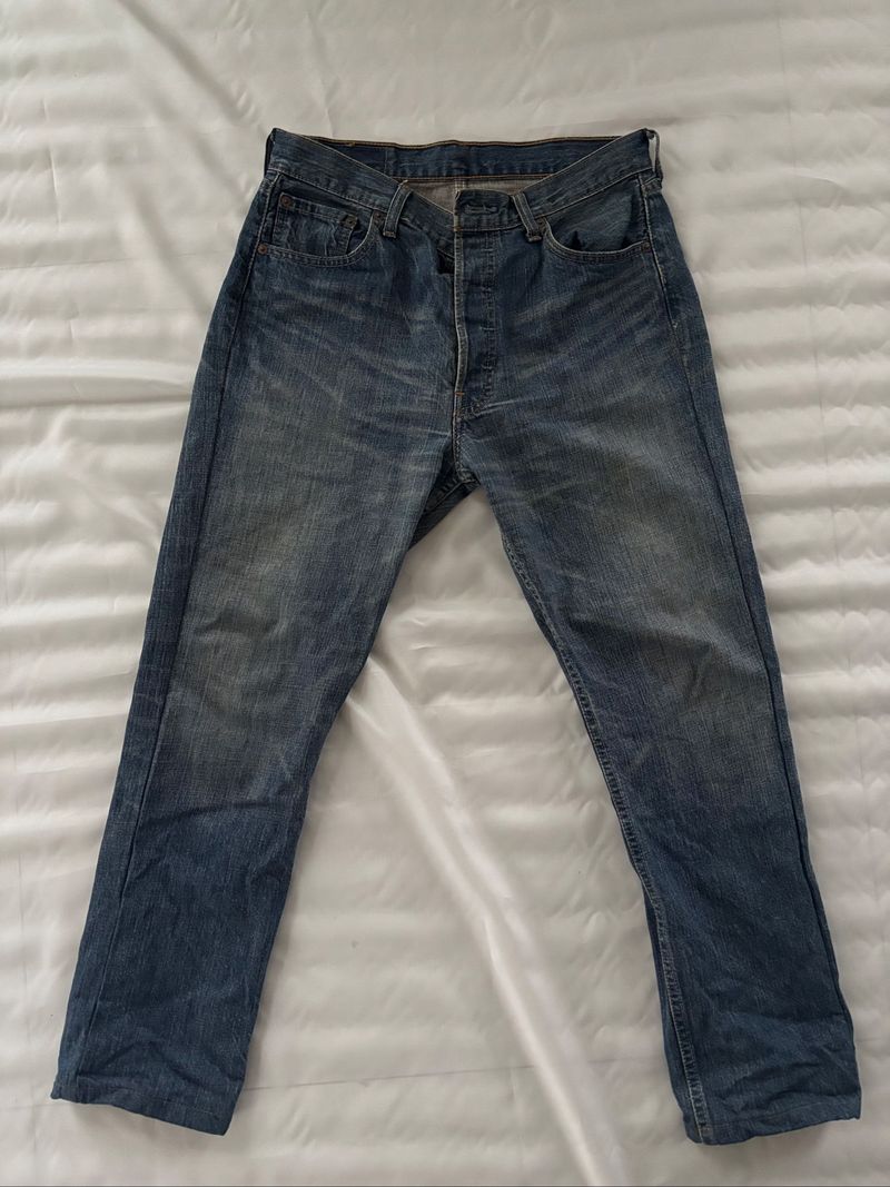 levi’s 501 blue grey jeans, foto 2