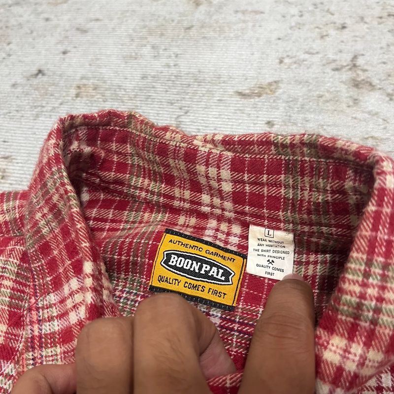 Boon Pal 2 Pocket Plaid Flannel, foto 4