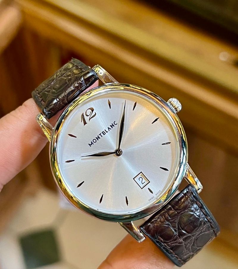 Mont Blanc Classique date quartz 108770, foto 2