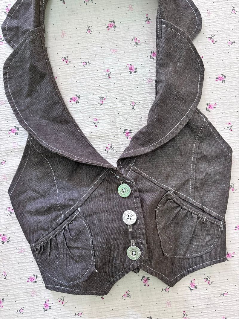 One Set Backless Vest & Halter Top, foto 3
