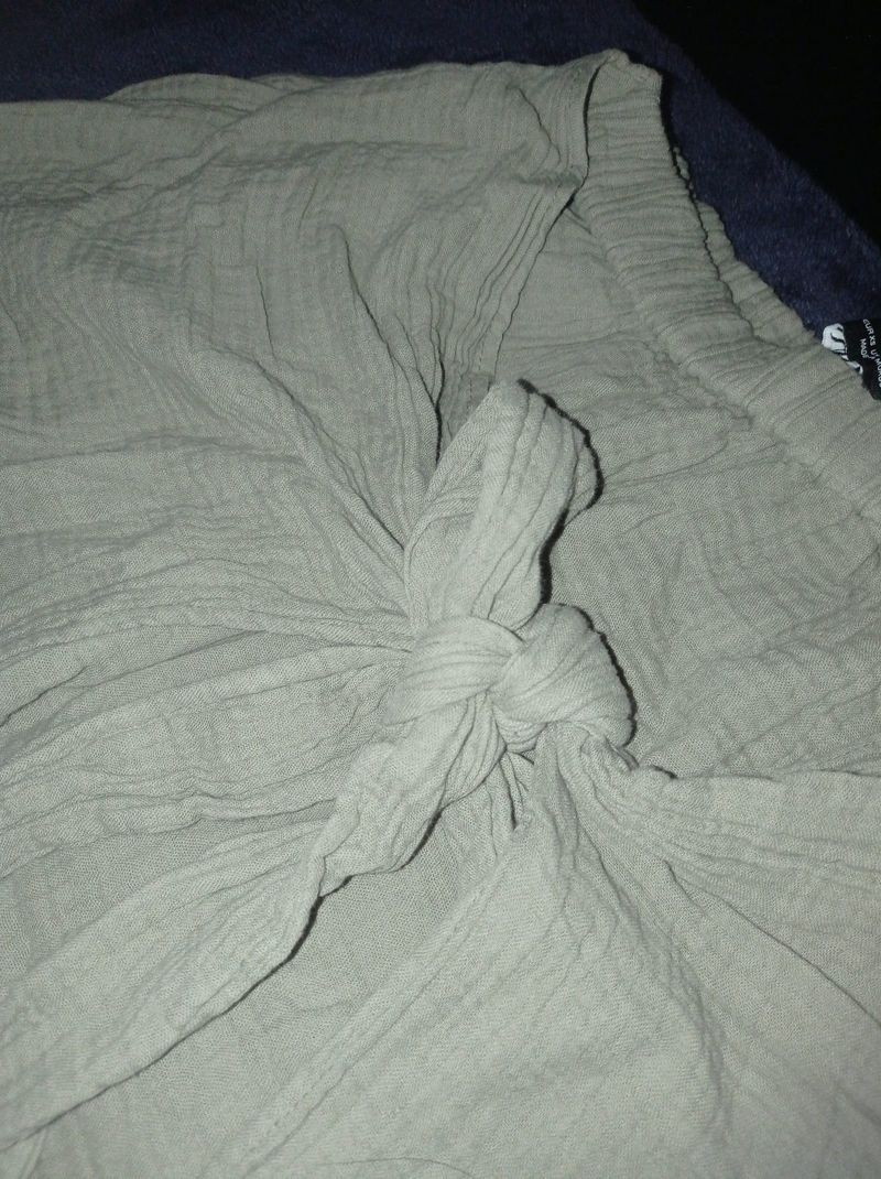 Olive green skirt (with ribbon), foto 3