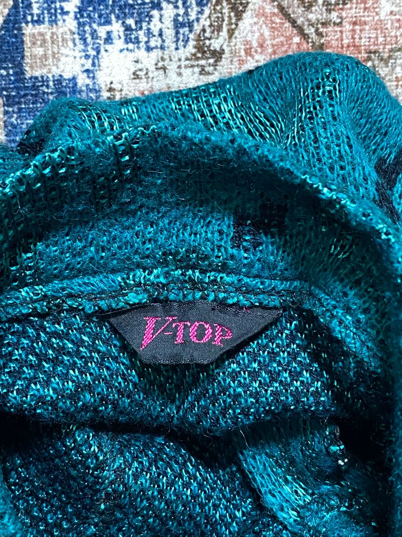 Knitwear Button V-TOP, foto 5
