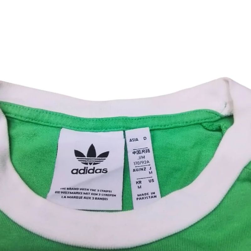 Adidas Ringer Tee 3 Stripes Green, foto 7
