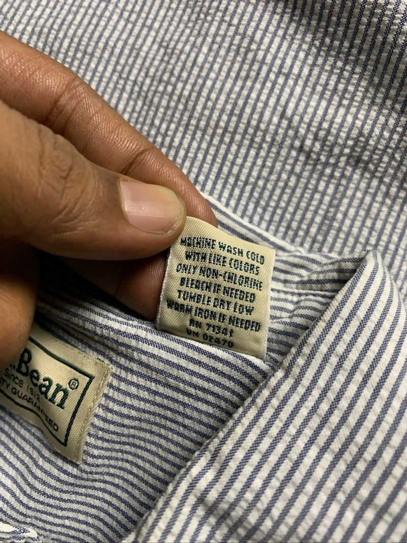 L.L.Bean S/S Stripe Shirt, foto 5