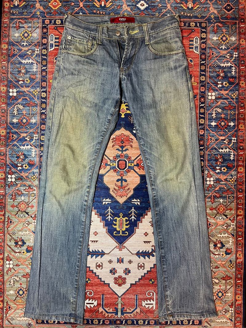Evisu Jeans Bootcut Bordir, foto 2