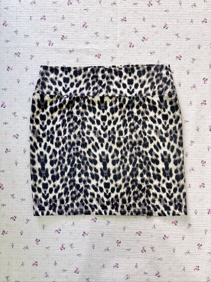 Leopard Mini Skirt, foto 2