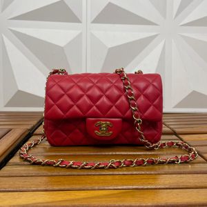 Chanel Classic Mini Flap Bag Red sling bag