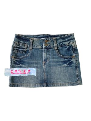 Classic Colza double button denim mini